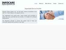 Tablet Screenshot of infocaredigital.com